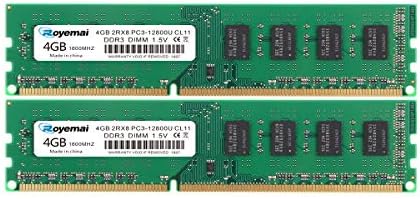 ROYEMAI 16GB Kit ( 2X8GB ) DDR3L/ DDR3 1600 Sodimm 2RX8 PC3L/ PC3-12800 204pin 1.35V CL11 DDR3 RAM Memory for Laptop