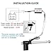 Linear Actuator Motor Heavy Duty DC 12V/24V Stroke 50mm-600mm Max Force 6000N, for Auto Car RV Electric Door Opener Industrial Agricultural Machinery Medical Device ( Color : 3mm/s-6000N(600KG) , Size