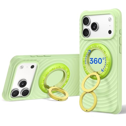 Image of SYNCWIRE Magnetic Phone Ring Holder, for MagSafe Phone Grip Stand Kickstand | 360 Rotation, Double-Sided Magnet, Cell Phone Grip Finger Holder, for iPhone 17 16 15 14 13 12 Pro Max, MagSafe Accessories