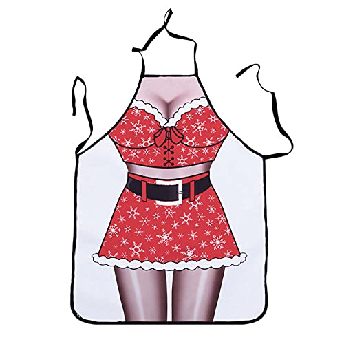 DingDinging Tabliers drôles avec 3D Muscle Man & Bikini Tabliers de cuisine drôles Tablier Sexy Pinny imperméable Tabliers de cuisine Cover