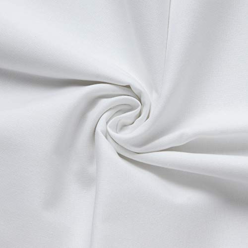 KIYOHARA シーチング 生地 約89cm×1mカット Col.KW ホワイト #6200C-1