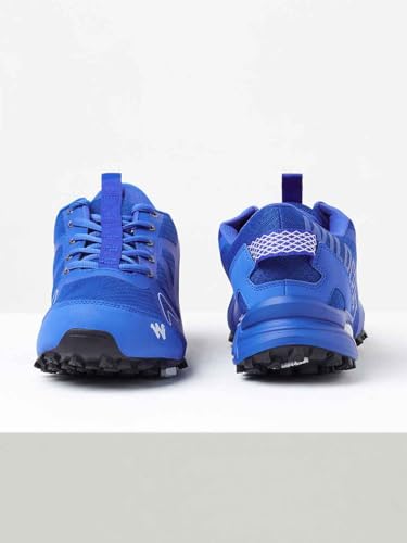 Image of Wildcraft Orion Outdoor Shoes for Men's | Trekking and Hiking Anti-Skid Outdoor Boots with Rubber Sole | Comfortable & Lightweight Design with Shock Absorption - 11 (Navy)