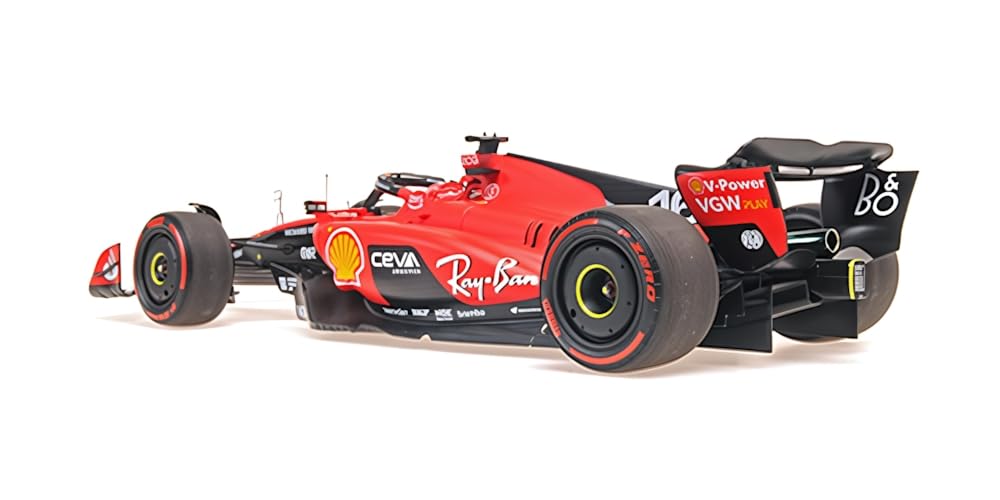 Bbr Models BBR231886 - Ferrar. SF-23 Charles Leclerc 3rd Place GP Belgium 2023 - Scala 1/18 - Auto in Miniatura da Collezione