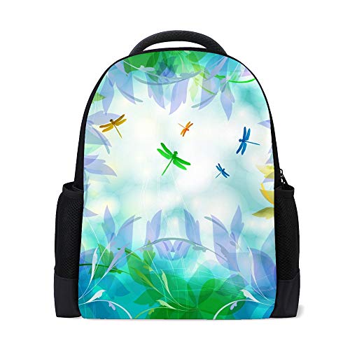 Sac à dos motif libellule CHEHONG unisexe étanche pour voyage et quotidien