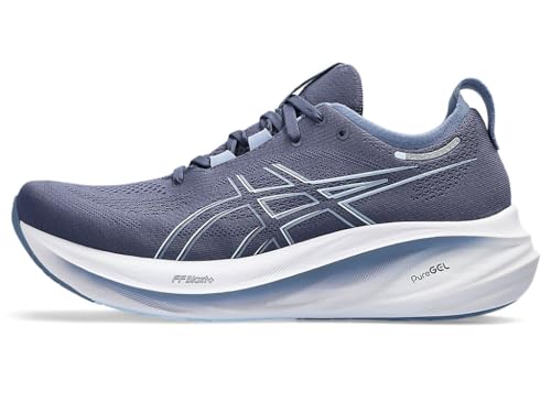 Image of ASICS Mens Gel-Nimbus 26 Thunder Blue /Denim Blue Running Shoe - 10 UK (1011B794.403)