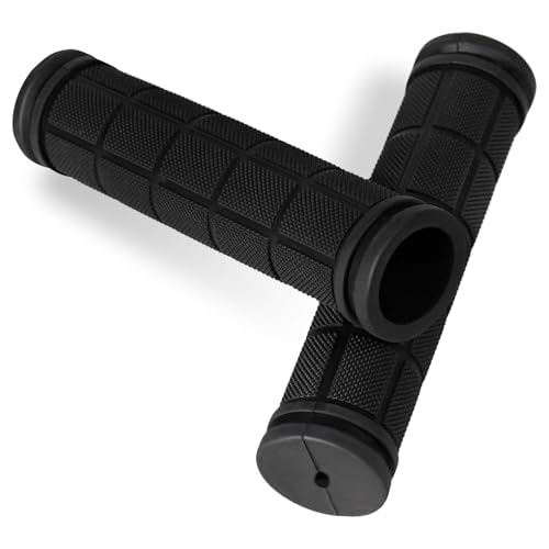 Binudum Fahrradgriffe 1 Paar,Fahrrad Griffe 22mm,Fahrradgriffe Ergonomisch,Rutschfester Weichem Gummi,Lenkergriffe für Fahrräder für Mountainbike,E-Bike,Citybike,Roller-Fahrradlenker