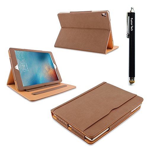 FusionTech - Funda de cuero para iPad Air 2 con función de auto apagado y auto encendido para Apple iPad Air 2 (iPad 6) modelo 2014
