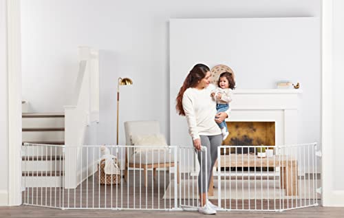 Regalo 1345 144-Inch Super Wide Adjustable Baby Gate And Play Yard thumb #1