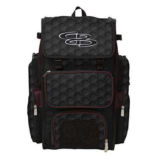 Boombah Superpack Bat Pack 3DHC Black/Maroon
