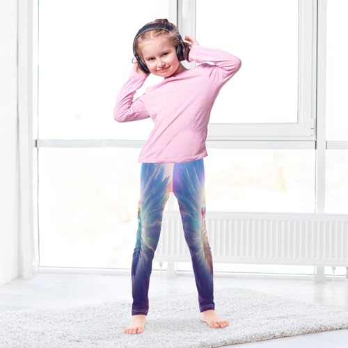 Toddler Girls Leggings Printed Yoga Pants Leggings Watercolor Lion Head for Kids4