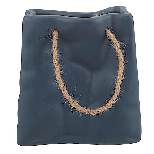 Vaguelly Borse E Vasi In Ceramica Borsetta A Forma Di Fiore Grazioso Vaso Graziosa Decorazione Piccola Borsa Rosa Per La Casa E L'Arredamento Borsa A Forma Di