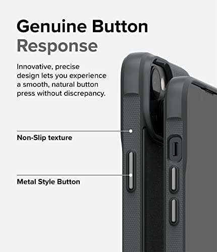 Coque iPhone 14 Plus robuste étui flexible TPU antichoc gris