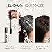 SLICKUP Hair Touch Up Stick Temporary Color, Gray Hair Coverage, Hair Colour Stick, White Hair Coverage, Hair Mascara, Beard & Root Touch Up (Brown)