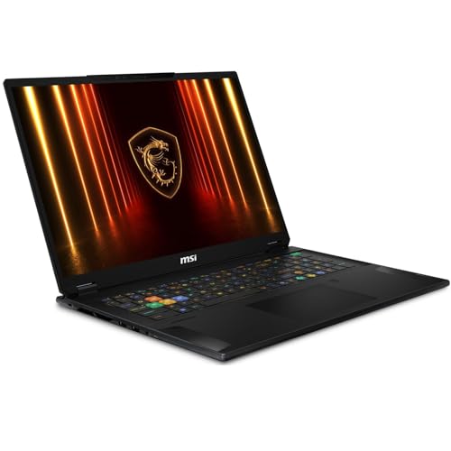 Image of msi Stealth 18 HX AI 18 inch UHD Gaming Laptop (Intel Ultra 9-275HX, GeForce RTX 5090 24GB, 64GB DDR5, 4TB PCIe SSD, Per-Key RGB Keyboard, 2 Thunderbolt 4, WiFi 7, Win 11 Pro) w /DKZ USB Port Expander