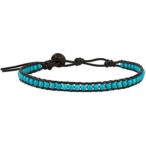 Infinityee888 Turquoise Bead Anklet Bracelet Cover