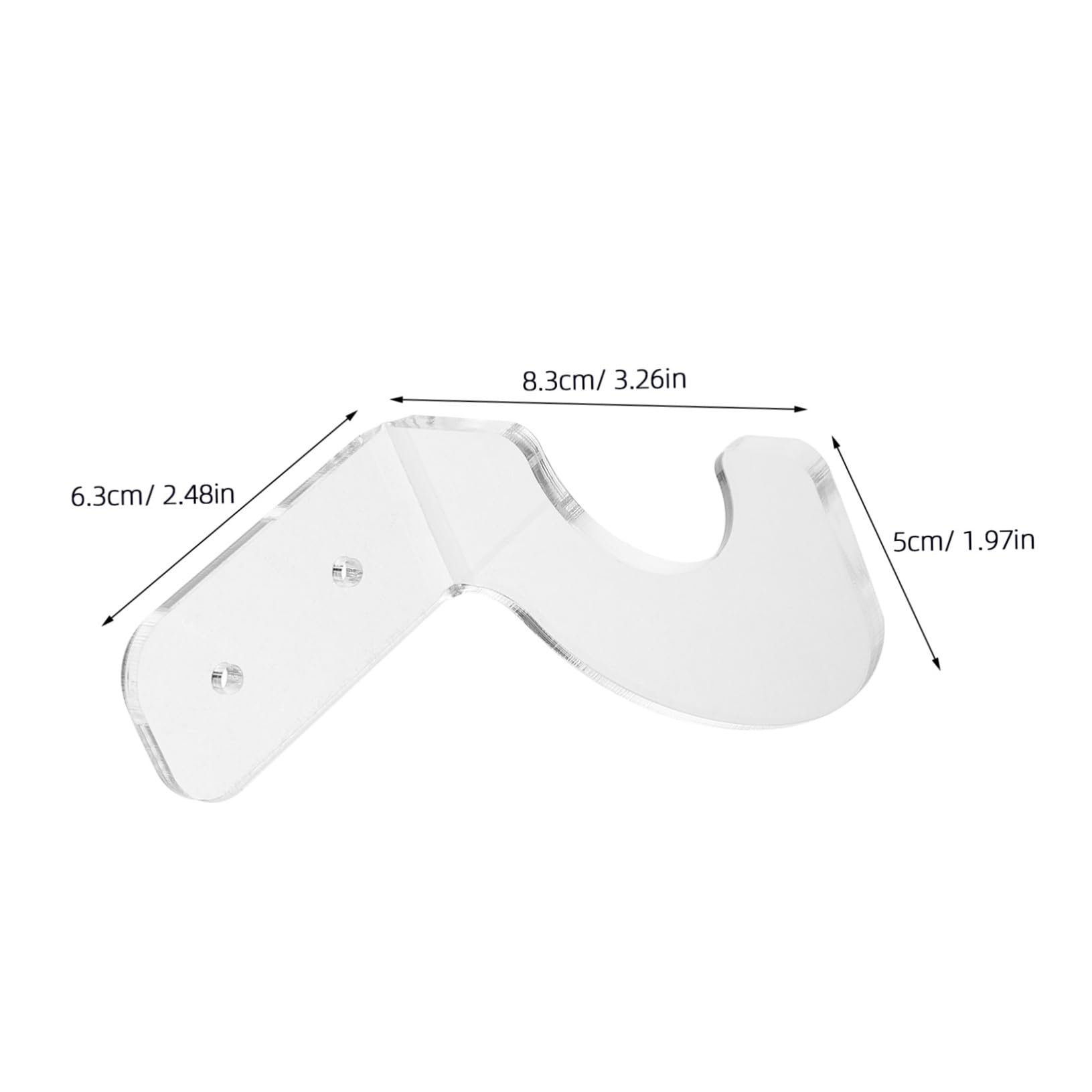 Hemoton Bat Display Wall Mount Rack Baseball Bat Holder for Baseball and Hockey Sticks