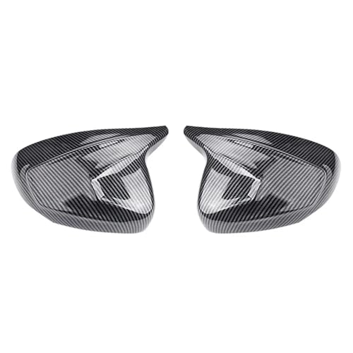 2個/セット 車用ホーン バックミラーカバー メルセデスベンツ Aクラス CLA W177 C118 2019-2021 左ハンドル用ミラーカバーに対応(Carbon Look)