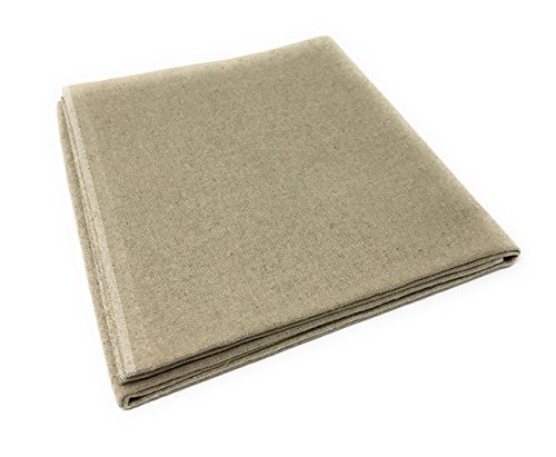Premium Professional Bakers Couche (Canvas) 35"x26" - Natural Flax Linen Heavy Duty Proofing Cloth by Bread Story for baking French Baguette loaves, Artisan loaf - Thumbnail 2