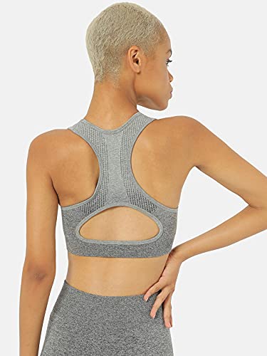 Image of CULT CultSport | Women's Slip-On Sports Bra | Seamless Technology Full-Coverage Sports Bra | Racerback Medium-Impact