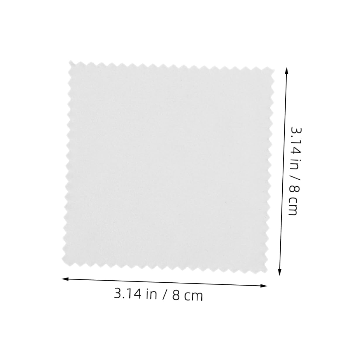 NUOBESTY 300pezzi Microfibra per Pulizia Gioielli e Orologi Lucidanti Suede Morbidi e Portatili per Rimuovere Polvere e Macchie da Superfici Sensibili
