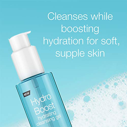 Neutrogena Hydro Boost Lightweight Hydrating Facial Cleansing Gel, Gentle Face Wash & Makeup Remover With Hyaluronic Acid, Hypoallergenic & Non Comedogenic, 6 Oz #TOP2