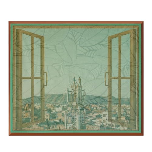 TurtleGrip Polyester Pre-Stitched Window Mosquito Net for All Types of Window & Size, Self Adhesive Hook Tape. Size 90x150 cms/36x59 Inches/2.95x4.92 Feet, Color-Forest Green Design (B0CDPDN5JQ) Amazon Price History, Amazon Price Tracker