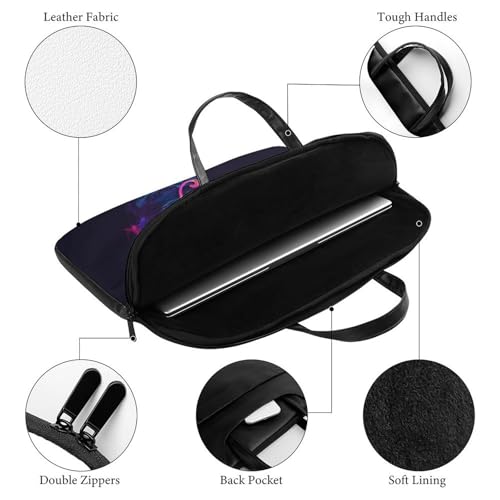 Bolsa para Laptop de 15.6 Pulgadas Impermeable de Cuero miniatura 4