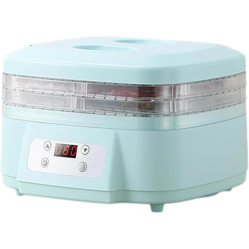 Máquina liofilizadora para dulces y aperitivos, termostato ajustable, temporizador de 1 a 72 horas, pantalla LED, control de temperatura, ideal para deshidratación de carne de res, frutas y carne