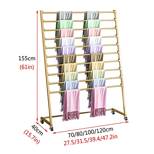 Support écharpes métal pour organiser vos tissus encombrants sans pli