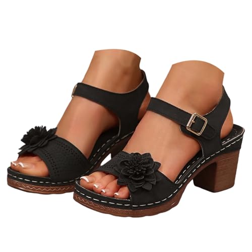 Schicke Sandalen, Sandaletten Damen mit Absatz Sommerschuhe...