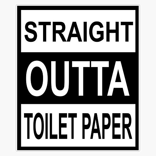 CNW Studio Covid-19 Toilet Paper Vinyl Car Sticker
