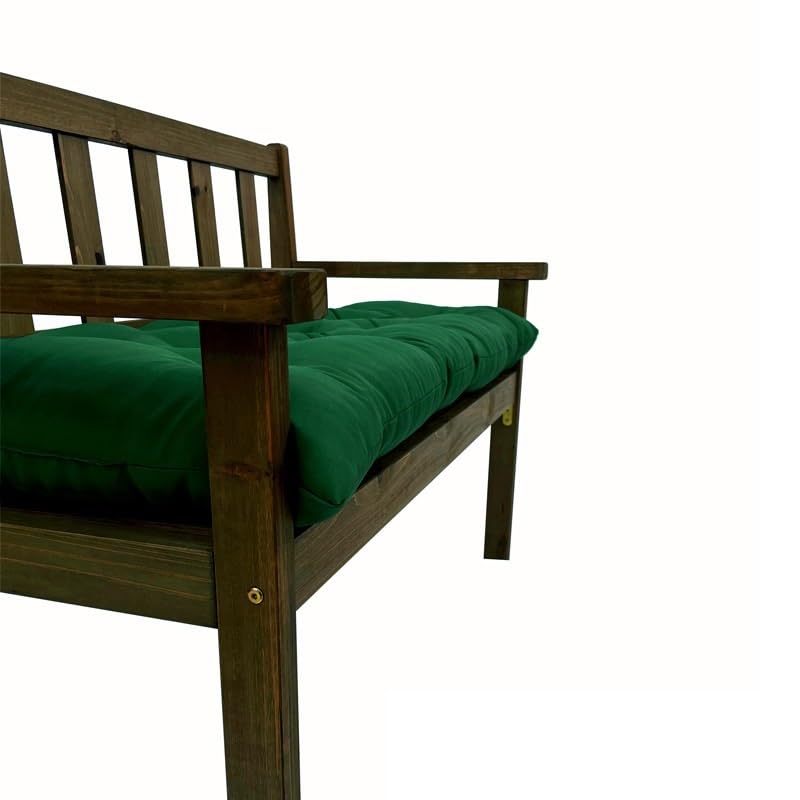 Cuscino Per Panca Da Giardino 2/3 Posti - Impermeabile E Lavabile - 100x50x50 Cm - Tessuto Oxford Con Lacci Fissaggio