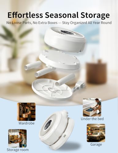 Image of Pedestal Fan for Bedroom, 180 Wide Oscillating & 90 Vertical Tilt, 20dB Ultra Quiet DC Motor Standing Fan with Remote, 15 Speed Settings, 3 Modes, 12H Timer, 15-38 inch Height Adjustable(white)