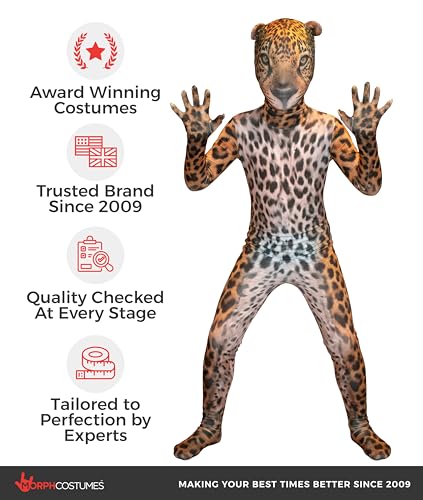 Disfraz infantil de jaguar, guepardo y leopardo miniatura 5