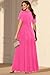 Hot Pink Plus Size Dress Women Formal Gowns Evening Party Bridesmaid Mother of Bride Glitter Long Prom Gala Dresses 2025
