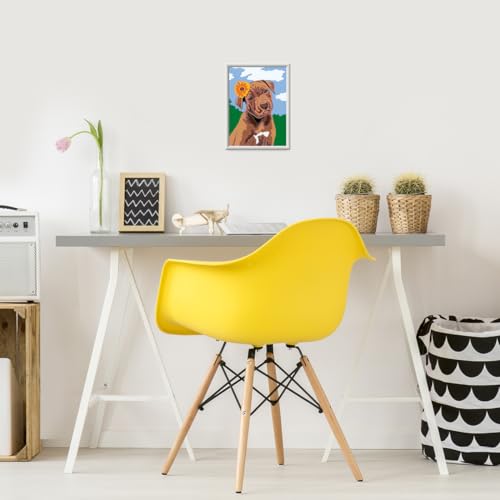 Ravensburger - Creart Serie E: Cucciolo Con Fiore, Kit Per Diping... - 7