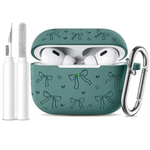 Lerobo AirPods Pro 2pP[XJo[ 킢{ K[[fUC \tgVRANZT[ N[i[y&L[z_[t Apple AirPod ProP[XΉ p LED pCO[