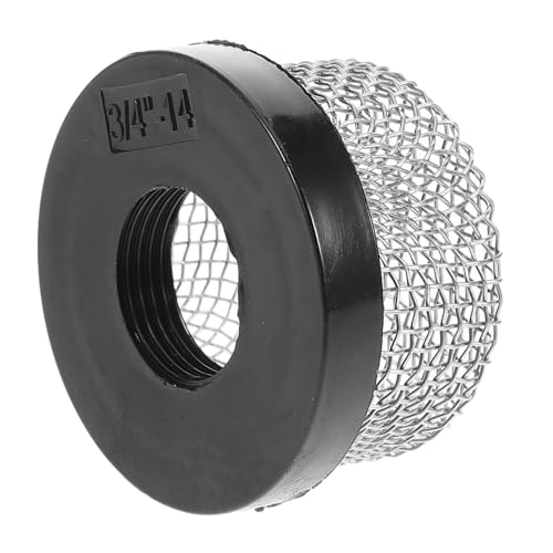TOGEVAL Filtro de bomba de piscina pantalla colador de malla de plomería pequeño filtro de piscina colador de plomería en línea red skimmer para piscina Acero inoxidable Plata