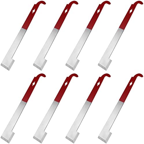 JOIKIT 8 Pack 10.6 Inch J Hook Hive Tool, Stainless Steel Beehive...