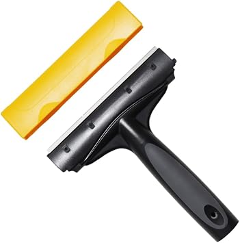 Yellow 6in/15cm Window Scraper Straight