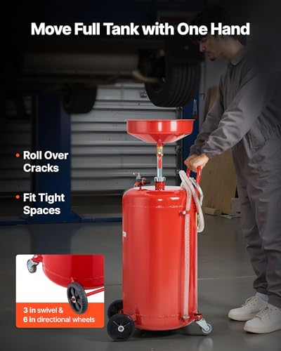 VEVOR 25 Gallon Waste Oil Drain Tank