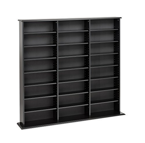 Prepac Triple Width Wall Storage Cabinet, Black #TOP7