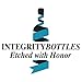 Integrity Bottles Tribal Hammerhead Shark, Stemless Wine Glass, Handmade, Handblown, Hand Etched Gifts, Sand Carved, 18oz (Crackle Teal)