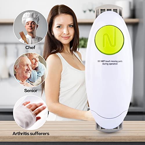 Electric Jar Opener, Automatic Jar Opener Kitchen Gadget,The Hands Free Bottle Opener For Woman,Seniors With Arthritiss,Weak Hands With Less Effort To Open #TOP2