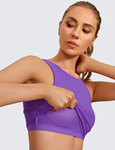Image of CRZ YOGA Womens U Back Sports Bras | Light Support, Removable Pads, Yoga, Extremely Soft, U Back, Wide Straps, for Women