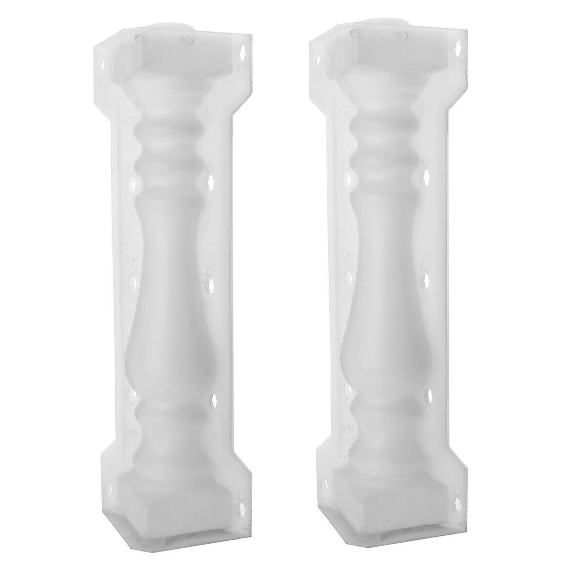 60X14Cm Columna Molde BalcóN JardíN Piscina Valla Cemento Barandilla Yeso Molde de HormigóN Columna Molde Barandilla Edificio