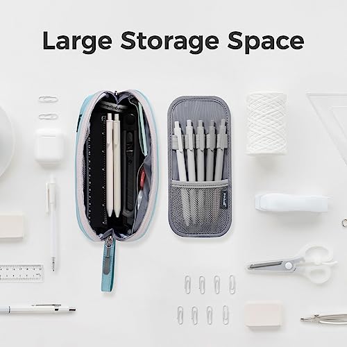 Image of pack all Large Pencil Case, Multi-Compartment Pencil Pouch with Zipper