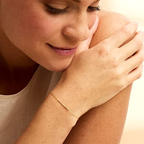 Pure Collection by Ross-Simons Italian 14kt Yellow Gold Bar Bracelet3