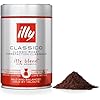 illy, Café Moulu Filtre CLASSICO, 100% Arabica avec des Notes de Caramel, Fleur d'Oranger et Jasmin, Goût Doux et Arrière-goût Sucré, 1 Boîte de 250g