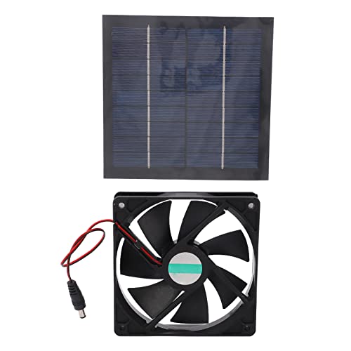 GOWENIC Ventilador Solar IP65 - Mini Extractor de Aire para Casa de Mascotas, Gallinero - Ecológico 20W